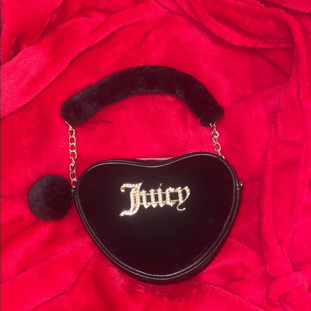Juicy Couture Black Heart Mini Bag